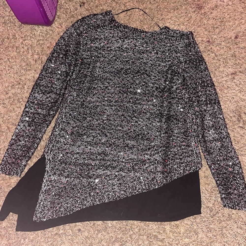 Sparkle long sleeve/ sweater.